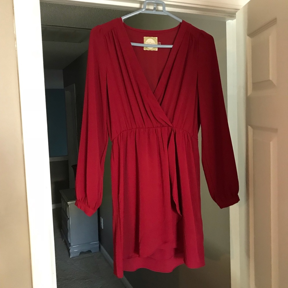 Red dress
